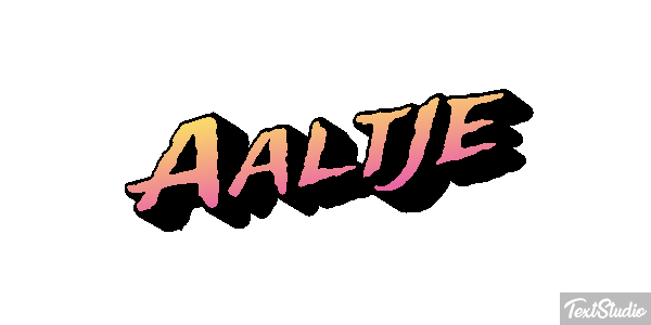 Aaltje Effet de texte