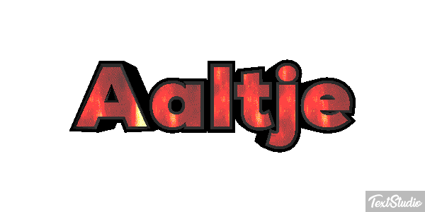Aaltje Effet de texte