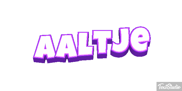 Aaltje Effet de texte