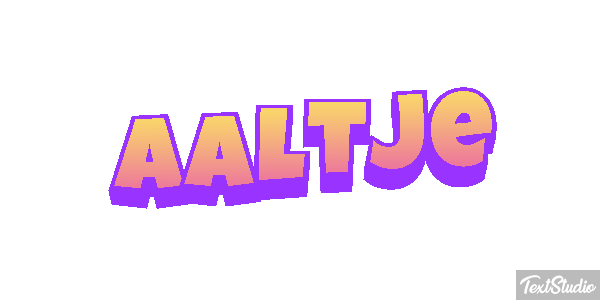 Aaltje Effet de texte