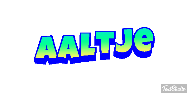 Aaltje Effet de texte