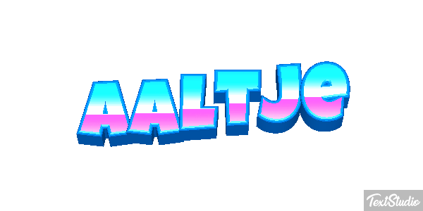 Aaltje Effet de texte