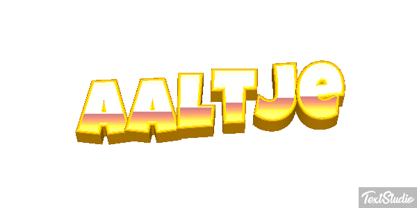 Aaltje Effet de texte