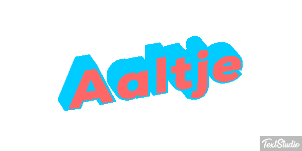 Aaltje Effet de texte