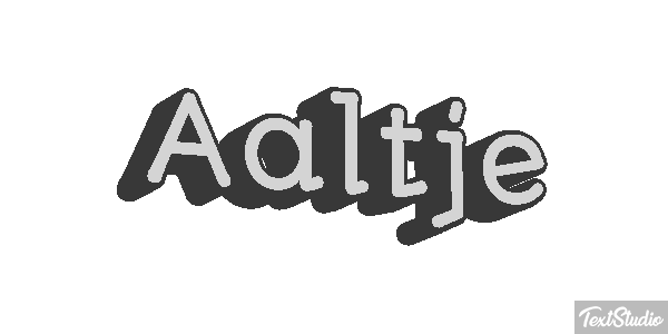 Aaltje Effet de texte