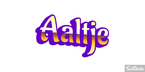 Aaltje Effet de texte