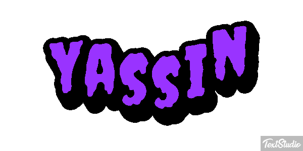 Yassin Efecto de texto