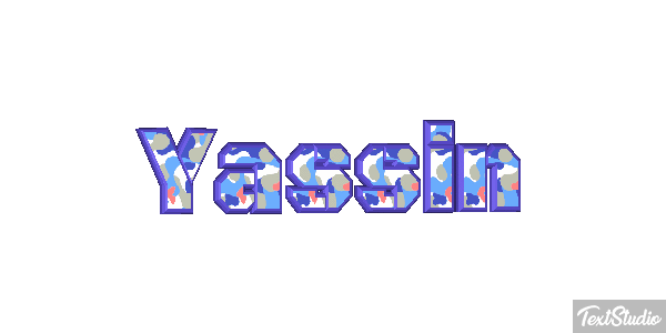 Yassin Efecto de texto