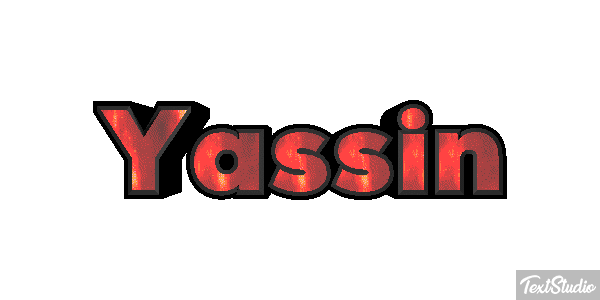Yassin Efecto de texto