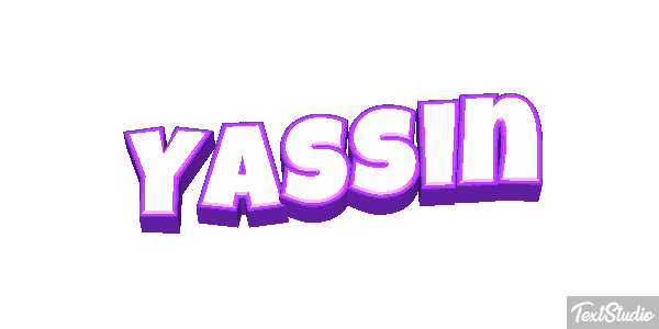 Yassin Efecto de texto