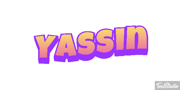 Yassin Efecto de texto