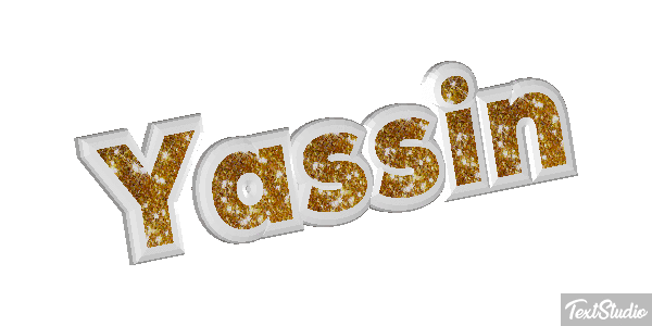 Yassin Efecto de texto