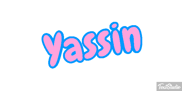 Yassin Efecto de texto