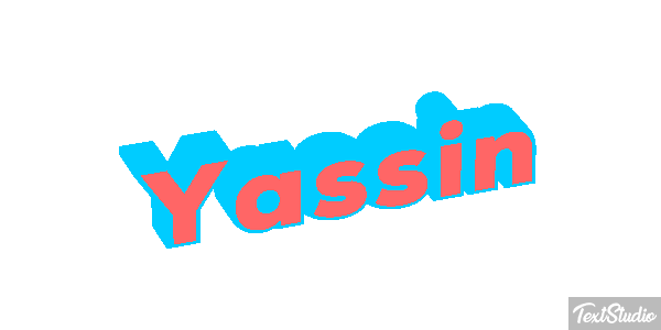 Yassin Efecto de texto