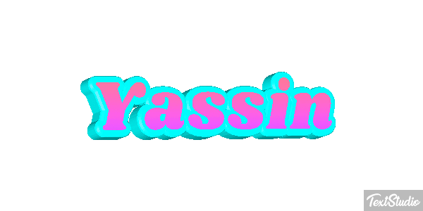 Yassin Efecto de texto