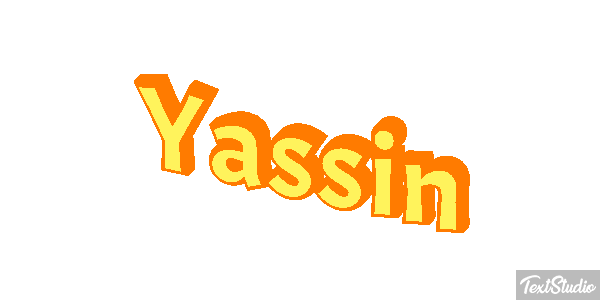 Yassin Efecto de texto