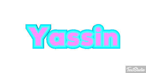 Yassin Efecto de texto