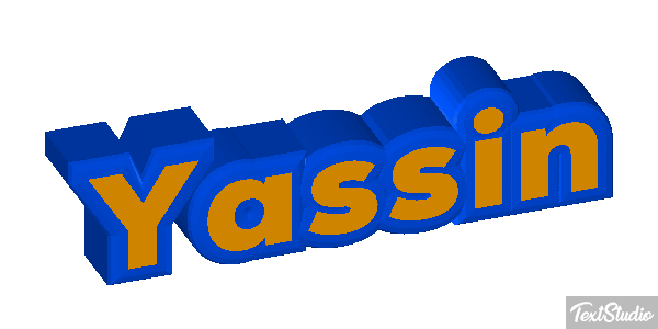Yassin Efecto de texto