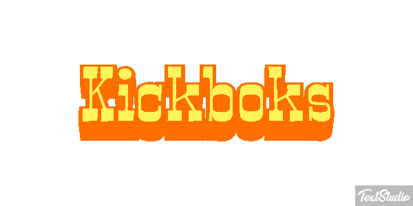 Kickboks Text effect