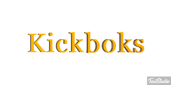 Kickboks Text effect