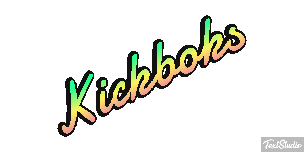 Kickboks Text effect