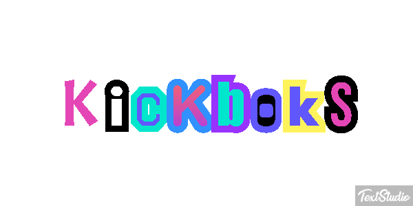 Kickboks Text effect