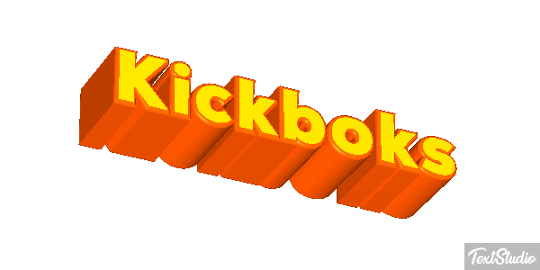 Kickboks Text effect