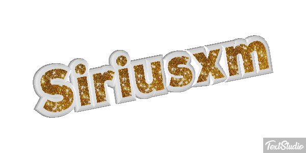 Siriusxm Text effect