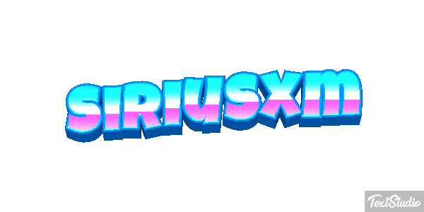 Siriusxm Text effect