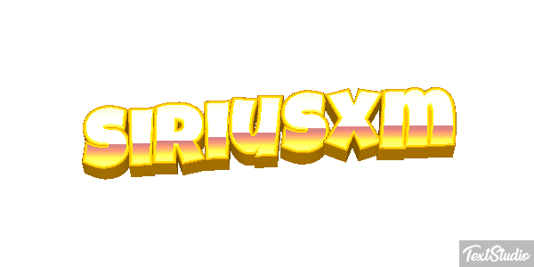 Siriusxm Text effect