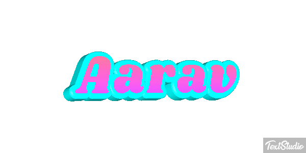 Aarav Текстовый эффект