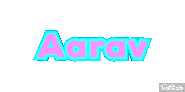 Aarav Текстовый эффект