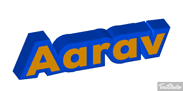 Aarav Текстовый эффект