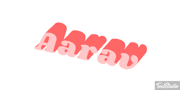 Aarav Текстовый эффект