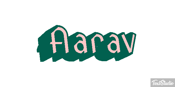 Aarav Текстовый эффект