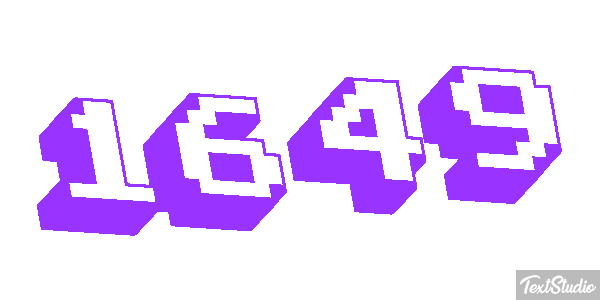 1649 Text effect