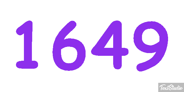 1649 Text effect