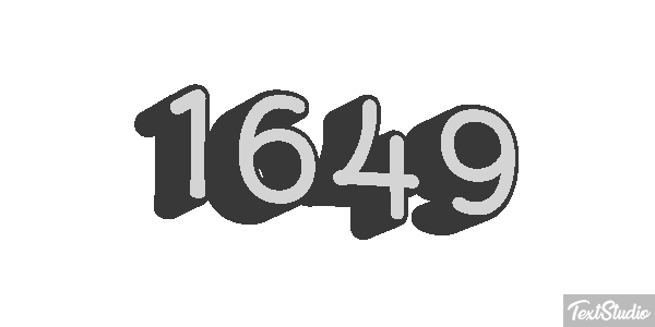 1649 Text effect