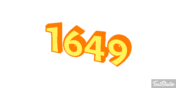 1649 Text effect