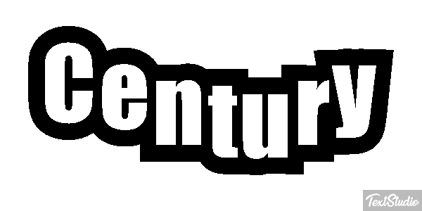 Century Effetto testo