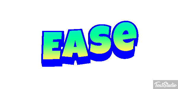 Ease Text effect