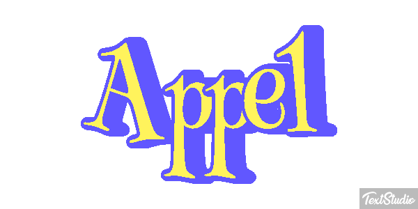 Appel Text effect