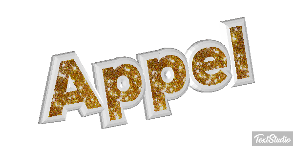 Appel Text effect