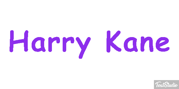 Harry Kane Efecto de texto