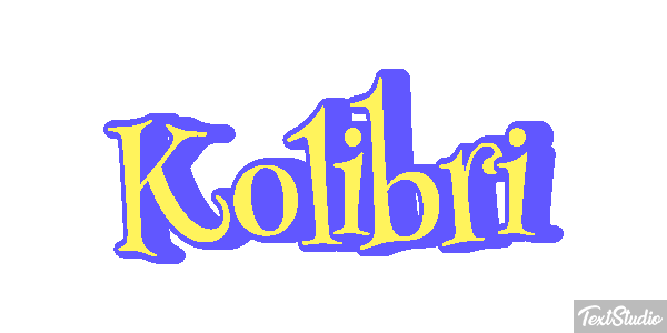 Kolibri Texteffekt