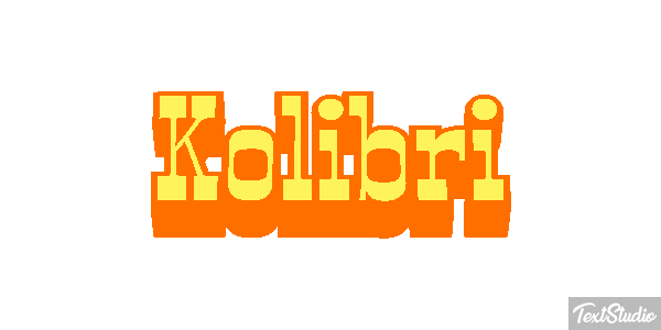 Kolibri Texteffekt
