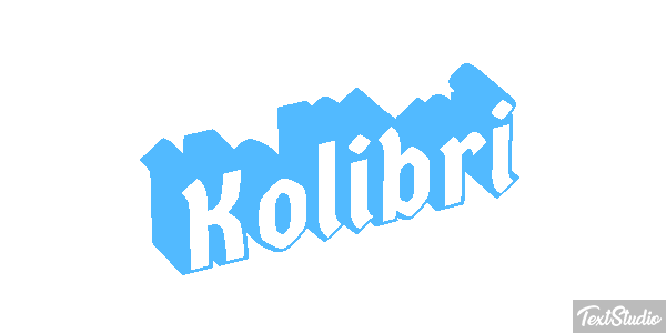 Kolibri Texteffekt