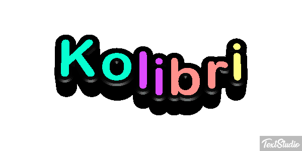 Kolibri Texteffekt