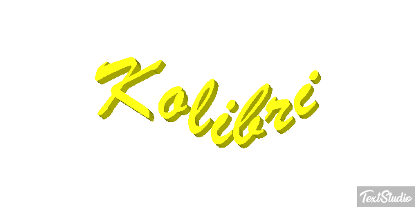Kolibri Texteffekt