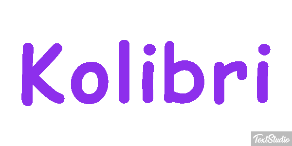 Kolibri Texteffekt